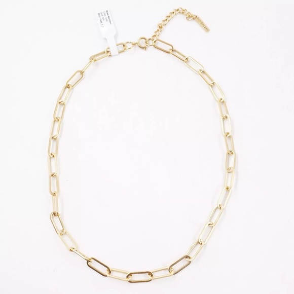 Hey Harper 'Boss' Gold Paperclip Chain Necklace (Length: 41cm-46cm) - Picture 14 of 14